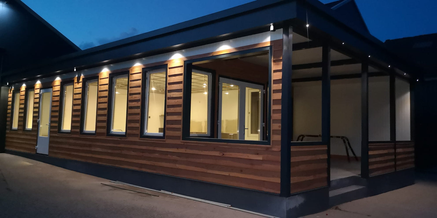 Utiliteitsgebouw met betonvloer gebouwd in Franeker door FRL Construct