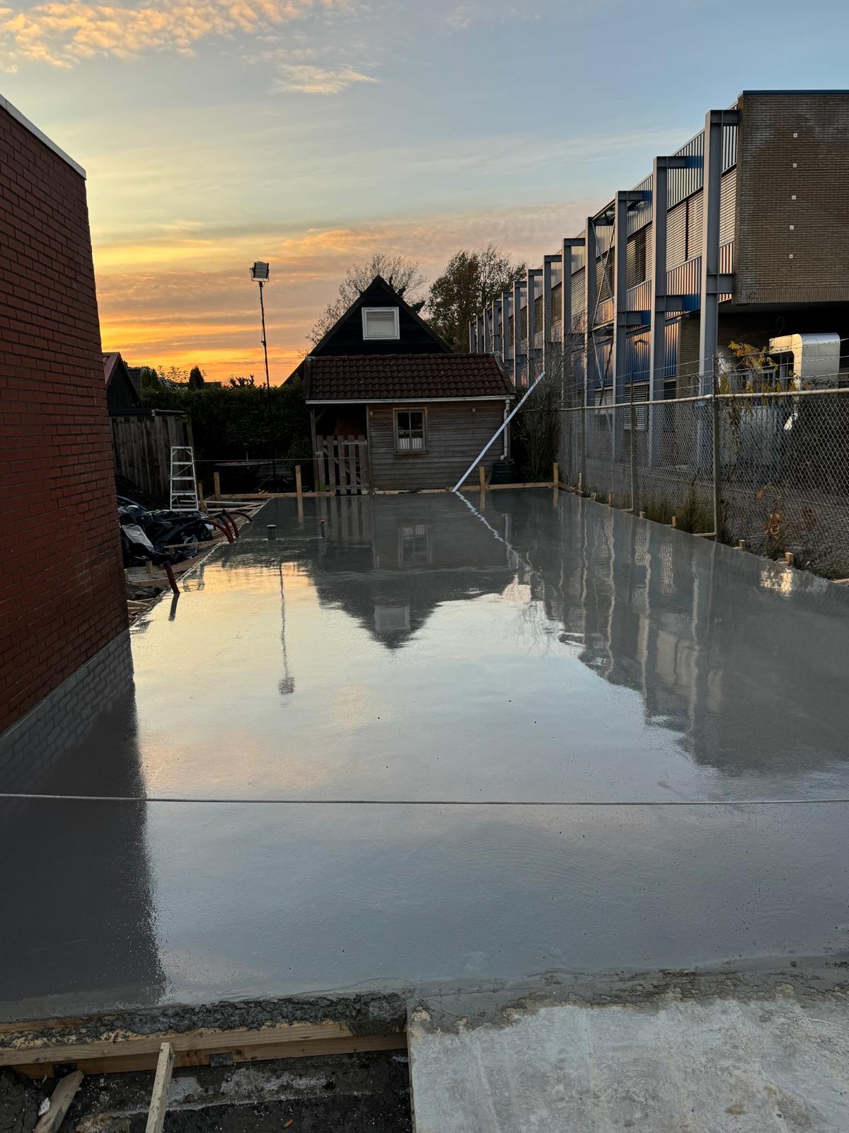 betonvloer voor loods frl construct